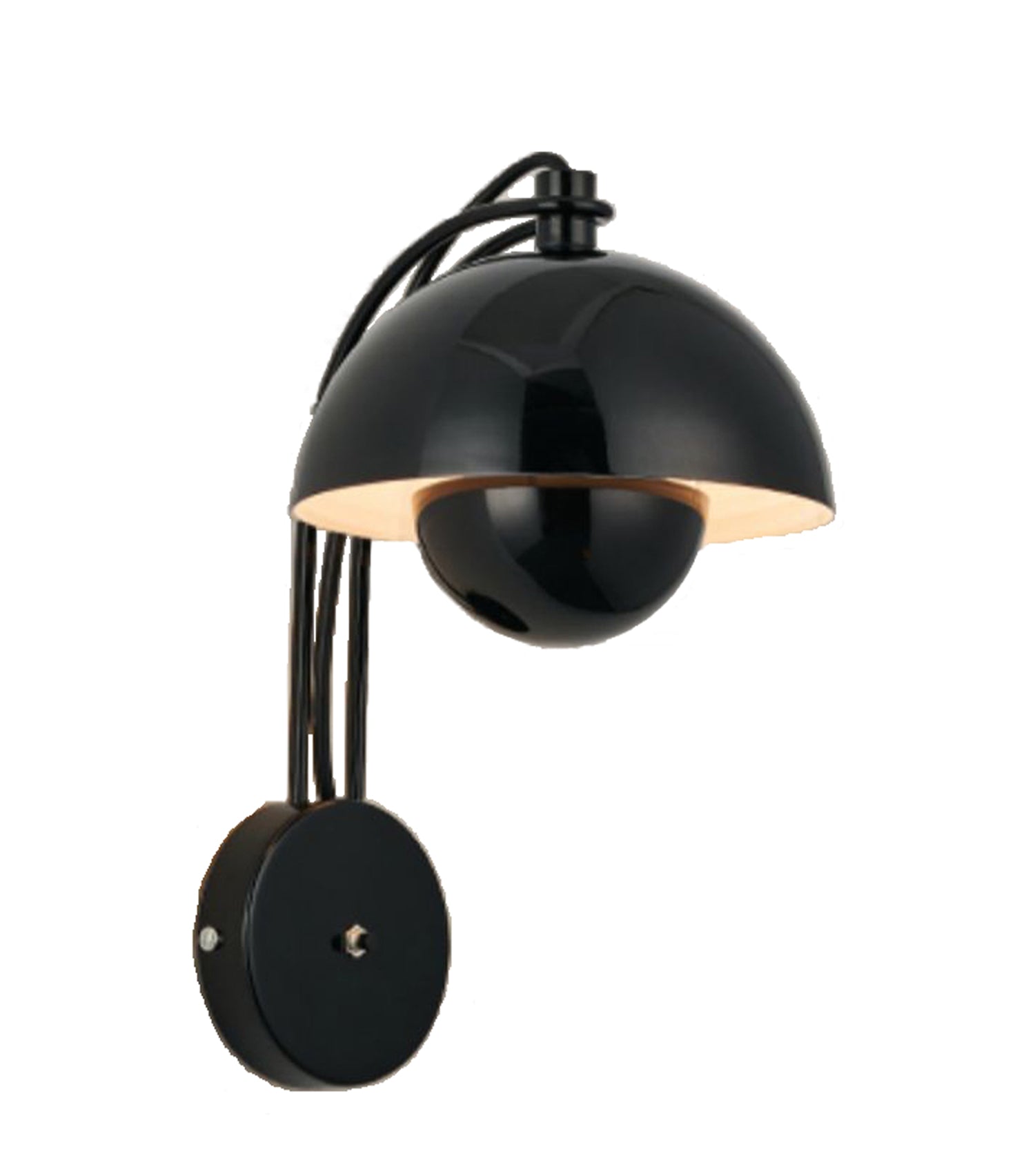 Halve cirkel slaapkamerwandlamp