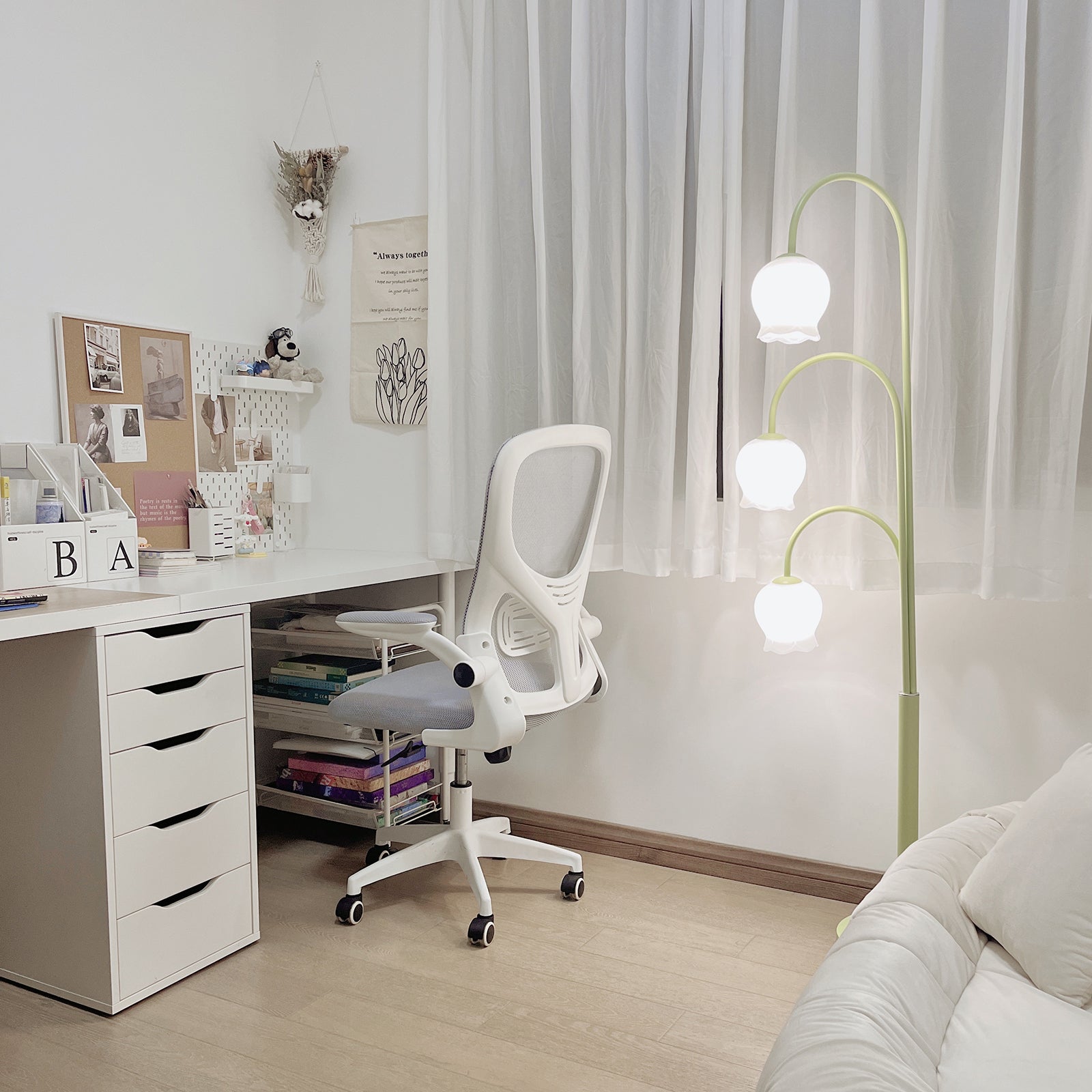 Bell Orchidee vloerlamp