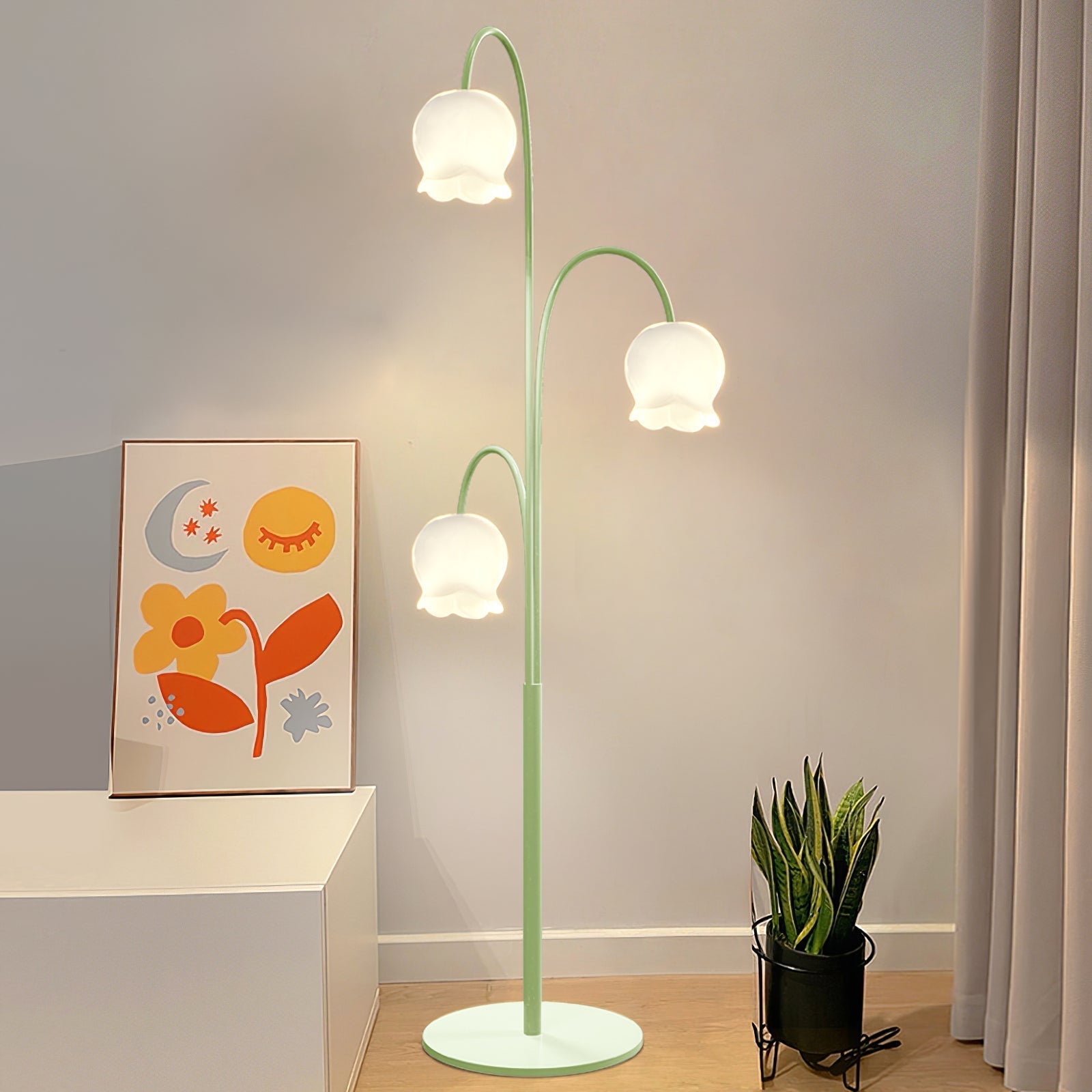 Bell Orchidee vloerlamp