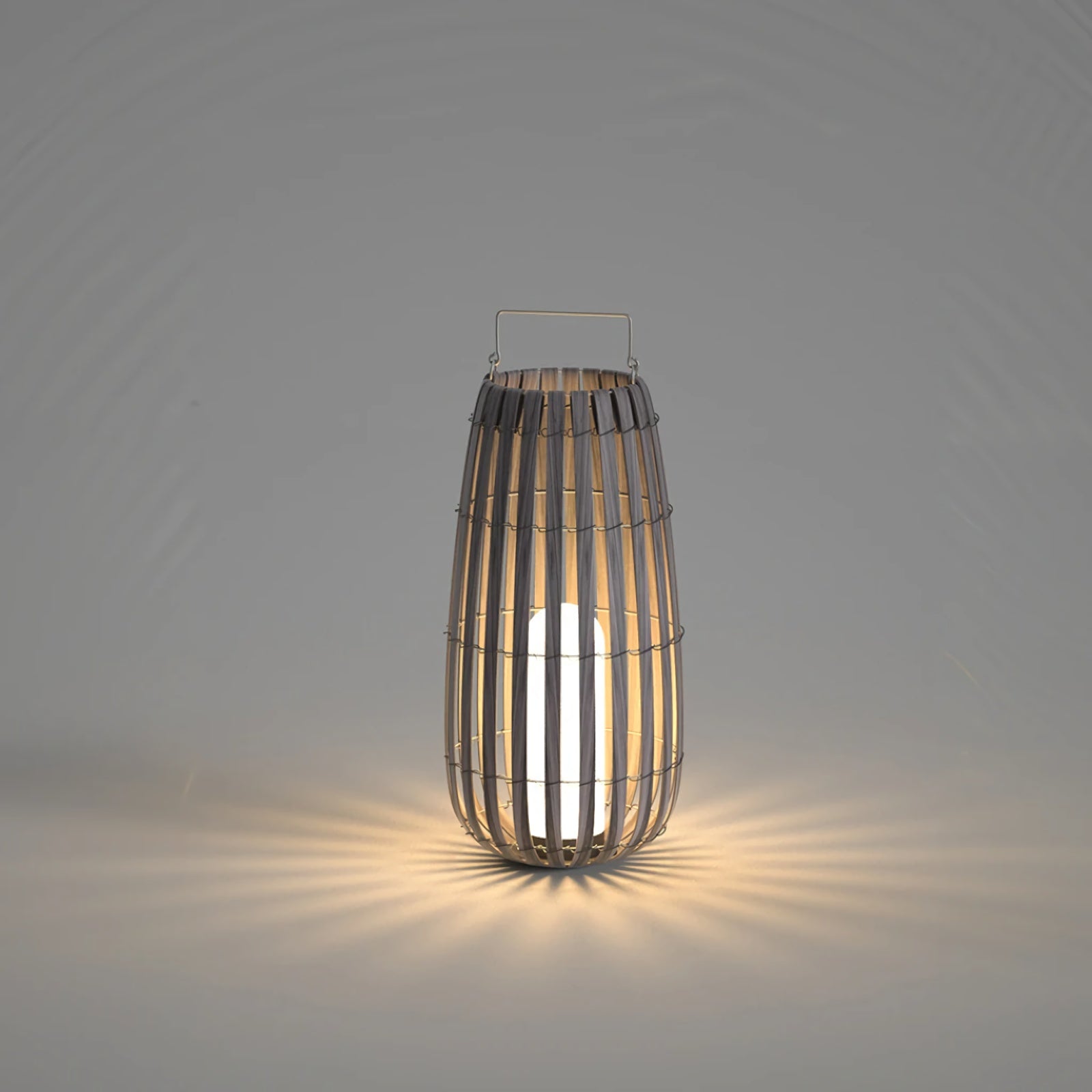 Tuin rotan vloerlamp