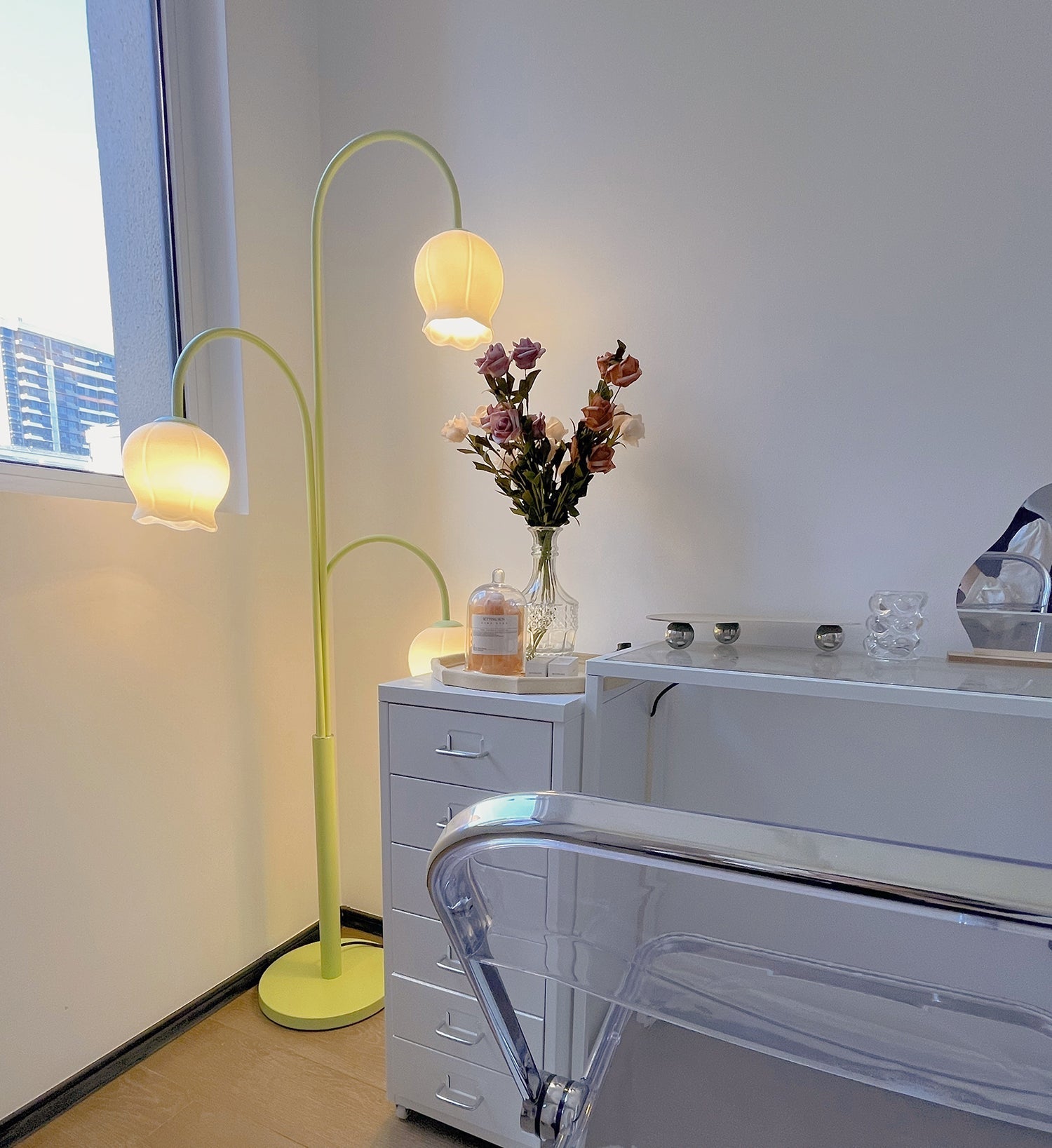 Bell Orchidee vloerlamp