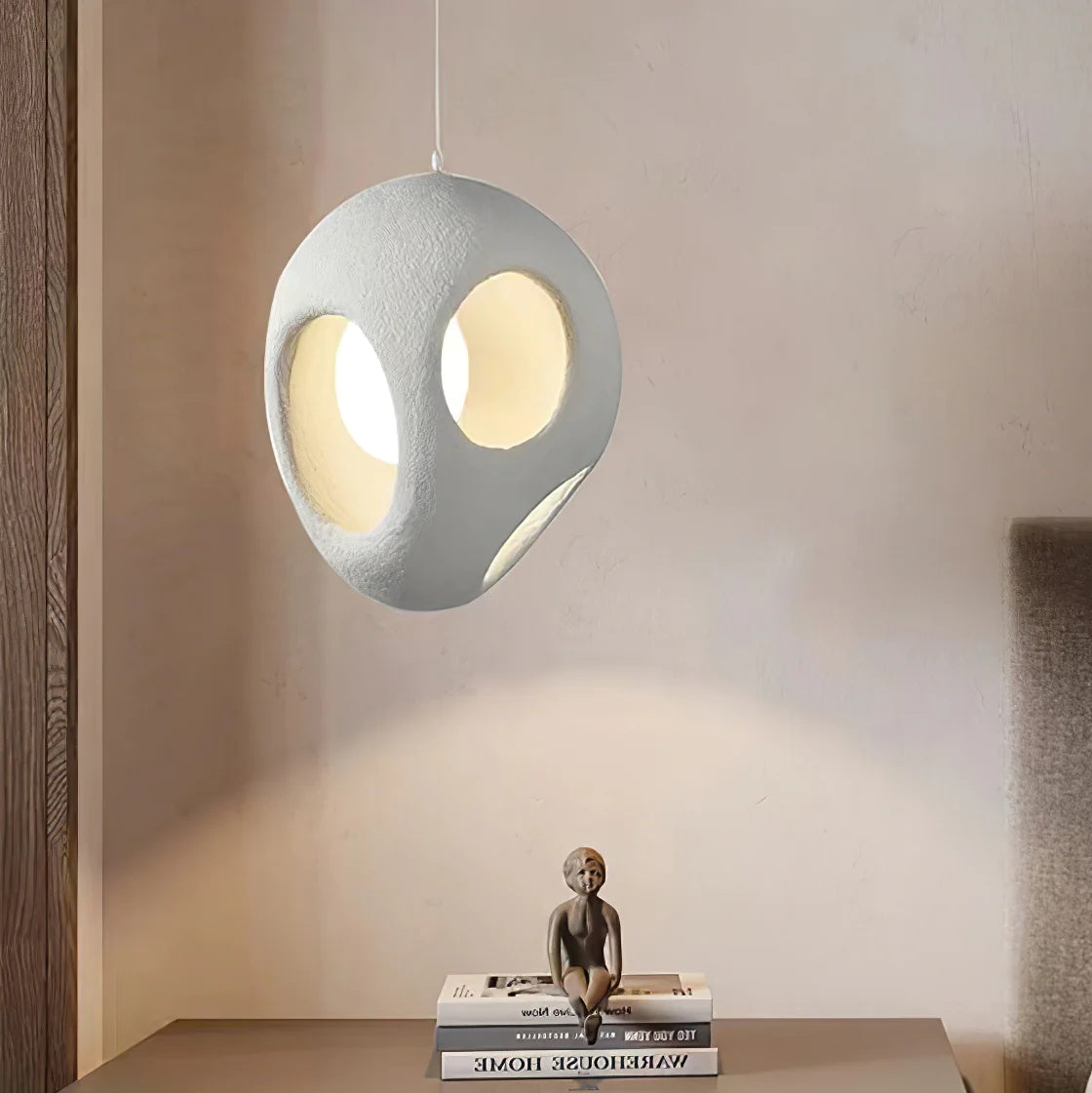 Hanglamp van polystyreen